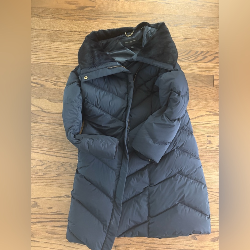 Donna Karan Puffer Coat, EUC